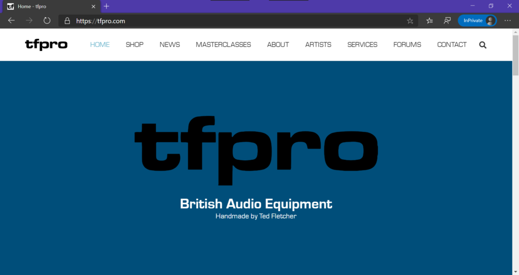 tfpro home page