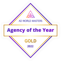 Ad World Masters Agency of the Year 2022 Gold Award